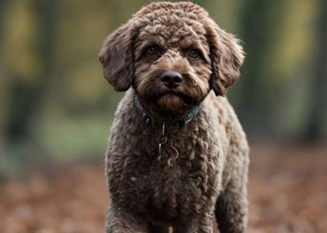 Lagotto Romagnolo Femmina Adulta Cioccolato Zampe Bianche